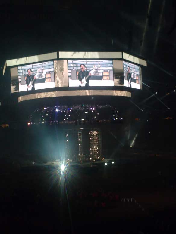 Fall Out Boy rocks NRG Stadium during the Houston Livestock and Rodeo. 