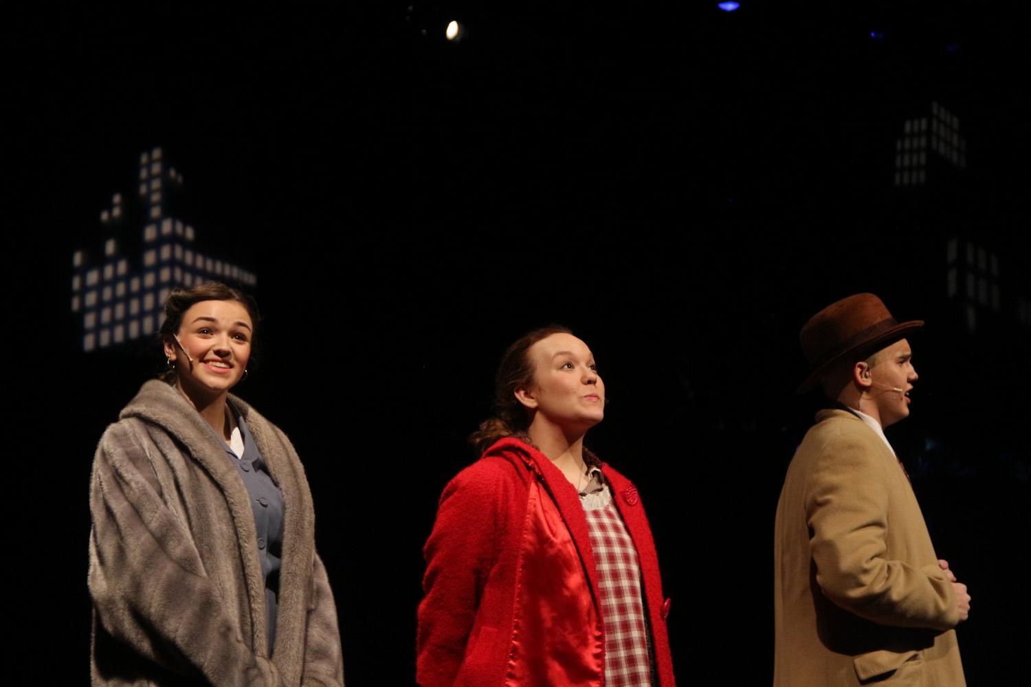 The Annie cast prepares themselves for their debut show opening, Thursday Jan. 26, during their final cast rehearsal.