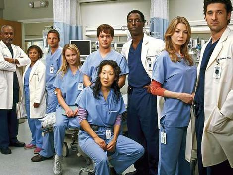 All the main characters of the original season of "Grey's Anatomy".