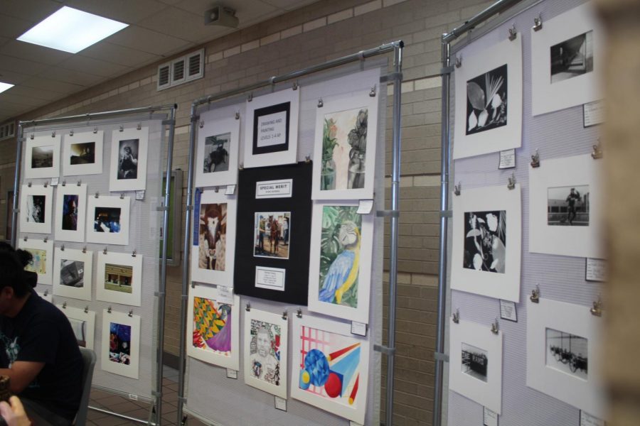 
Feature of art pieces for the elective fair for art classes
