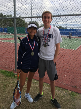 Allyson Songvilay and Luis Powers after a match.