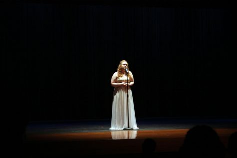  Rams show their talent by performing a variety of acts during the talent show.