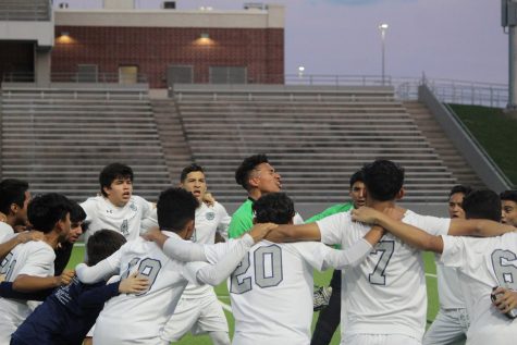 After winning majority of the district games, the men's soccer team advanced to both first and second rounds of playoffs, before losing to Tompkins on the second round. 