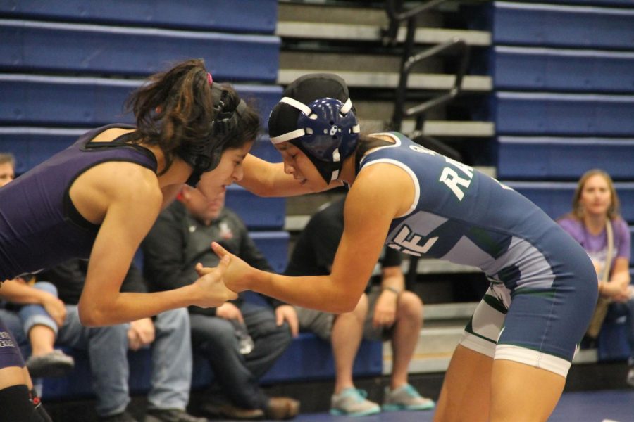 The girls wrestling had many of their girls place at the districts tournament. Alexis Sanchez placed 6th at the state tournament. 